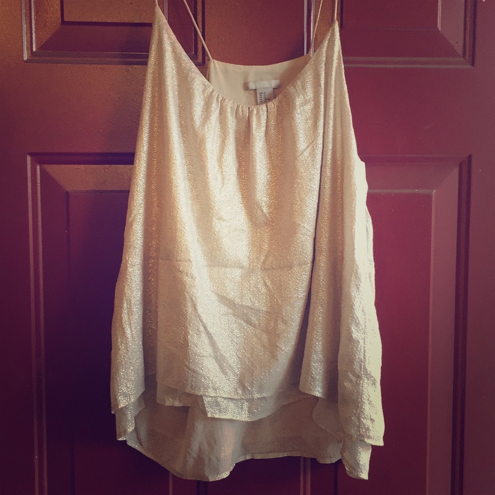 Sparkly layered tank